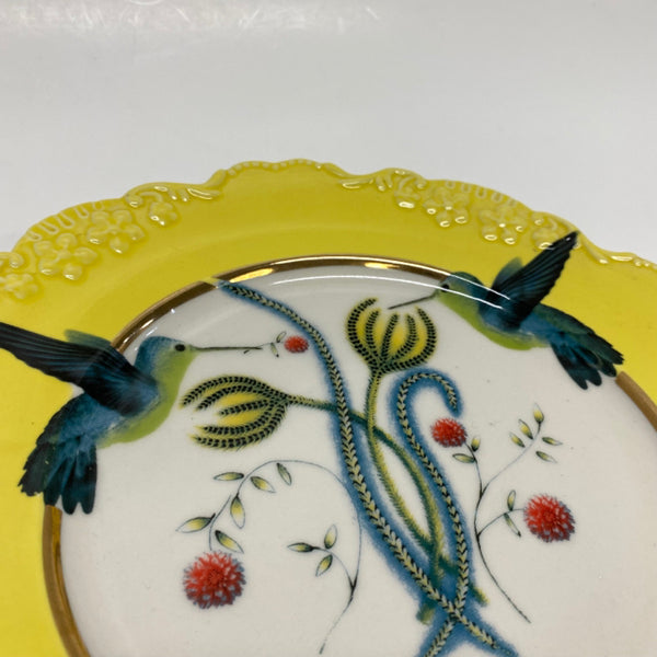 Lou Rota Nature Table Yellow-Multicolor Ceramic Plate