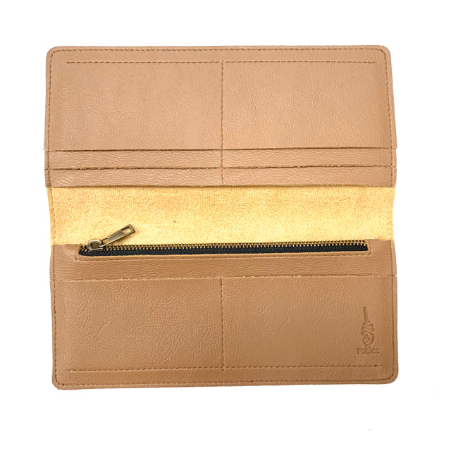 Wallet bi fold vegan leather