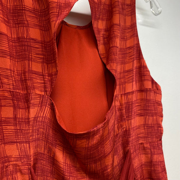 Girls From Savory-Anthropologie Size 8-M Women's Red Pattern Sleeveless  Dress – Treasures Upscale Consignment