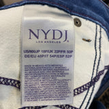 NYDJ Women's Size 18 Blue Washed Straight Leg Jeans