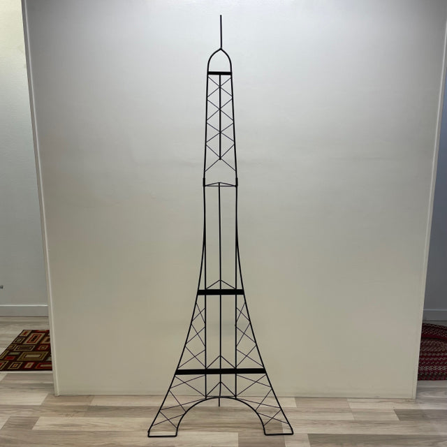 Black Metal Eiffel Tower Floor Stand