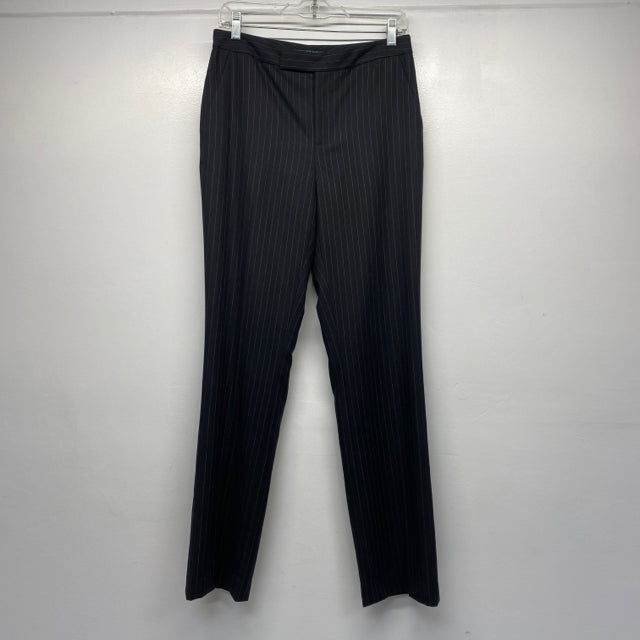 Lauren Ralph Lauren Size 4 Women's Black-White Stripe Trouser Pants