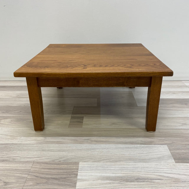Small Low Brown Wood Table