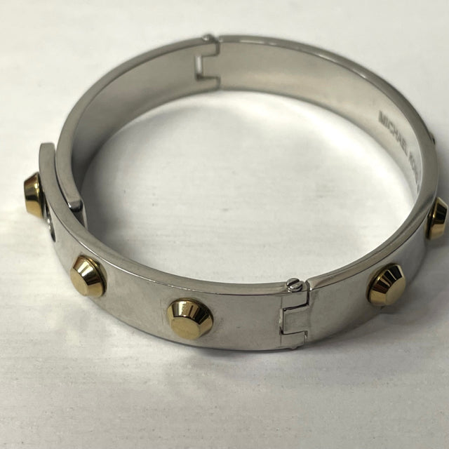 Precious Metal-plated Brass And Acetate Empire Logo Bracelet | Michael Kors