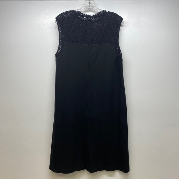 Lafayette 148 Size M Women's Black Solid Shift Dress