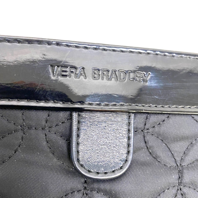 Vera Bradley Black Nylon Quilted Clutch