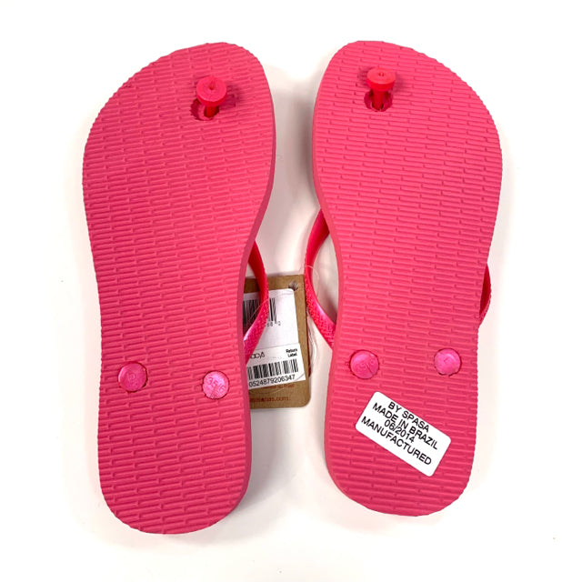 Havaianas Size 5-6 Pink Camel Toe Solid Women's Flip Flops – Treasures  Upscale Consignment