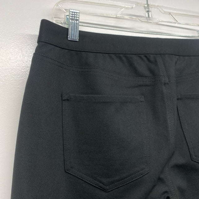 J.Jill Size M- (6-8) Women's Black Solid Pull On Pants