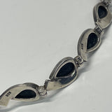 Silver-Black Onyx Bracelet