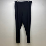 Chico's Women's Size 12-14 Black Solid Pull On Pants