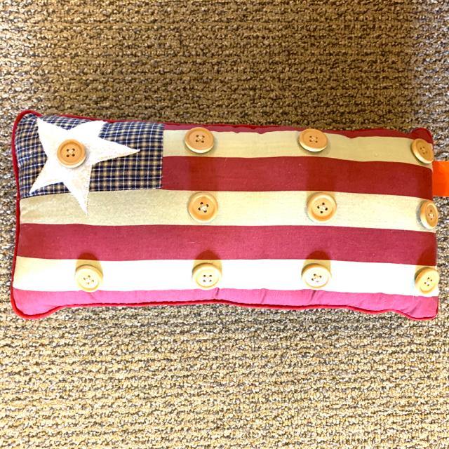 Accent Pillow American Flag - Treasures Upscale Consignment