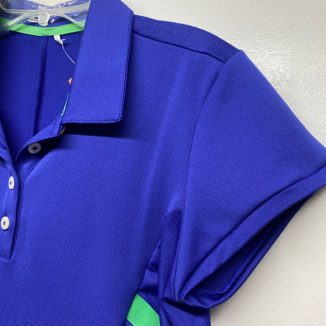 Nike Golf Size S Women's Blue-Multi Polo Activewear Top