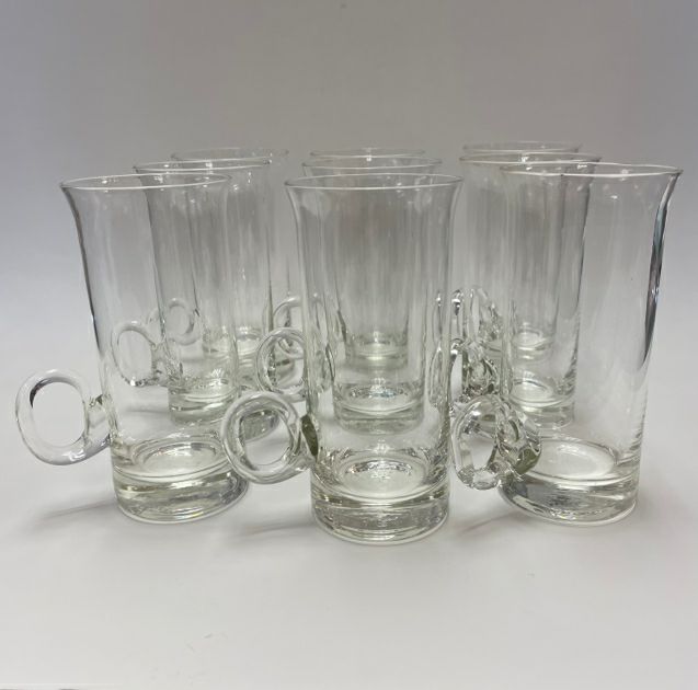 Princess House Highball Clear Glass Glassware Set of 8
