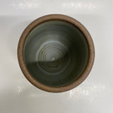 Handmade Blue Ceramic Pottery Casserole Dish with Lid