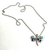 Chain w/ Dragonfly Pin made into a Pendant
