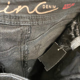 INC Size 4 Women's Black Beaded Boot Cut Jeans
