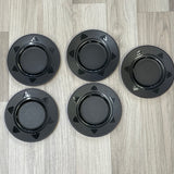 Pfaltzgraff Midnight Sun Black Stoneware Bread Plates