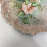Limoge Tray Floral Handpainted by Emma Seitz