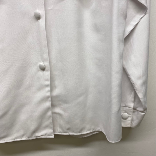 Fritz & Lloyd Women's Size M White Solid Button Down Shirt