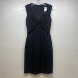 Black Halo Size 0 Black Sleeveless Solid Dress