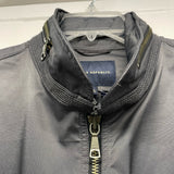 Banana Republic Women's Size Xl Gray Solid Zip Up Jacket