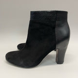 Sam Edelman Size 9 Women's Black Patchwork Heel Booties