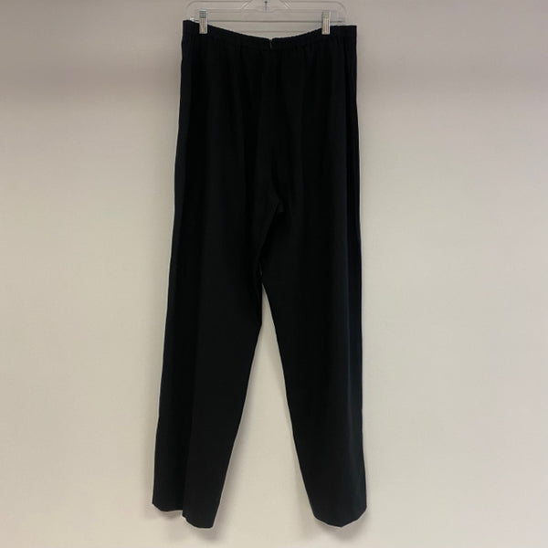 Coldwater Creek Women's Size 16 Black Solid Pull On Pants