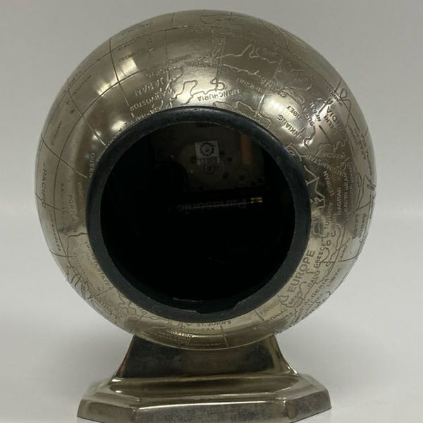 Z Gallery Silver Metal World Globe Shape Clock – Treasures