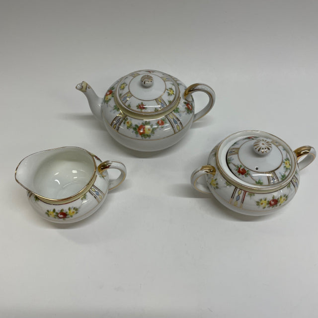 Nippon White-Multicolor Tea Set