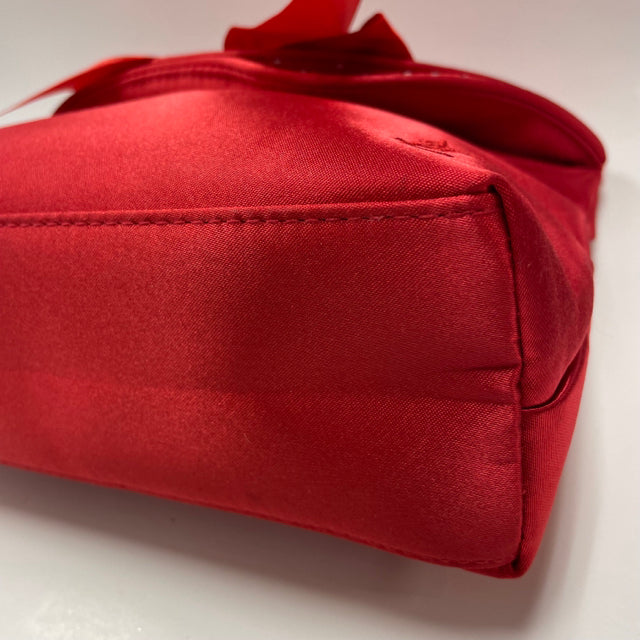 Yves Saint Laurent Patent Red Makeup Pouch 