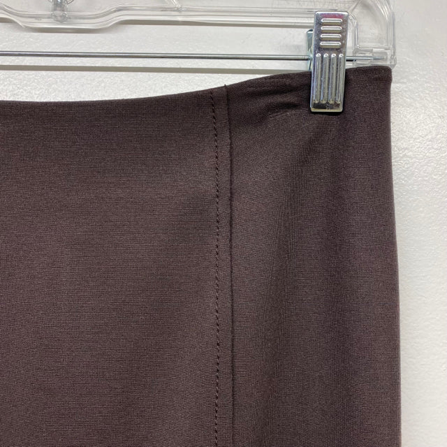 Donna Karan Women's Size 8 Brown Solid Pencil-Knee Skirt