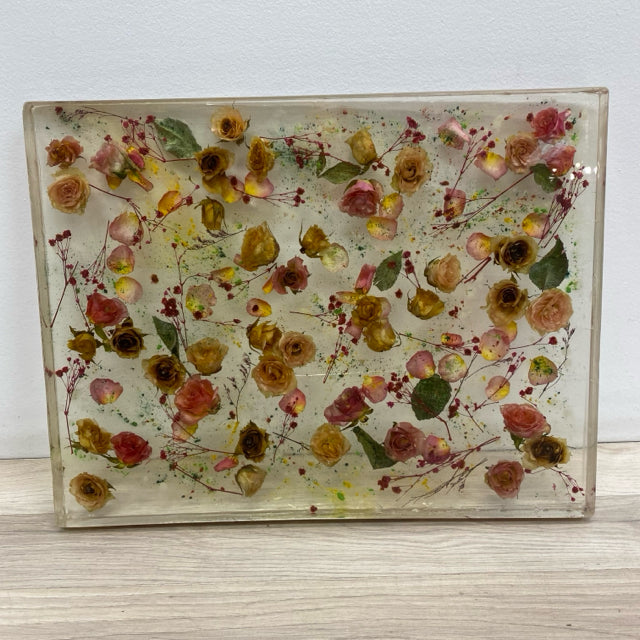 Roses Epoxy Resin Plaque