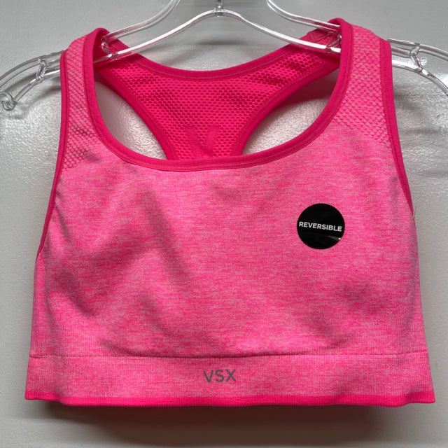 Victorias Secret VSX Sport Lightly Lined Strappy Back Sports Bra Demure pink