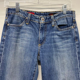 Adriano Goldschmied Size 27 (2-4) Women's Blue Washed Wide Leg Jeans