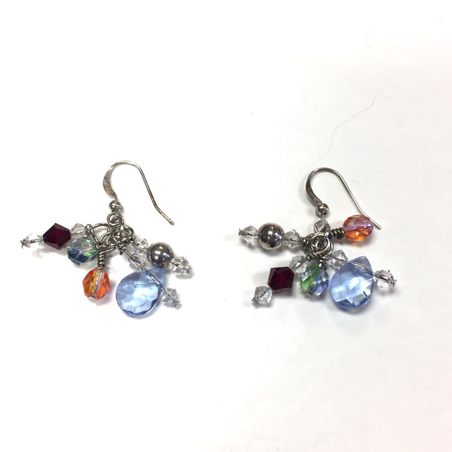 Multi-Color Crystal  Earrings