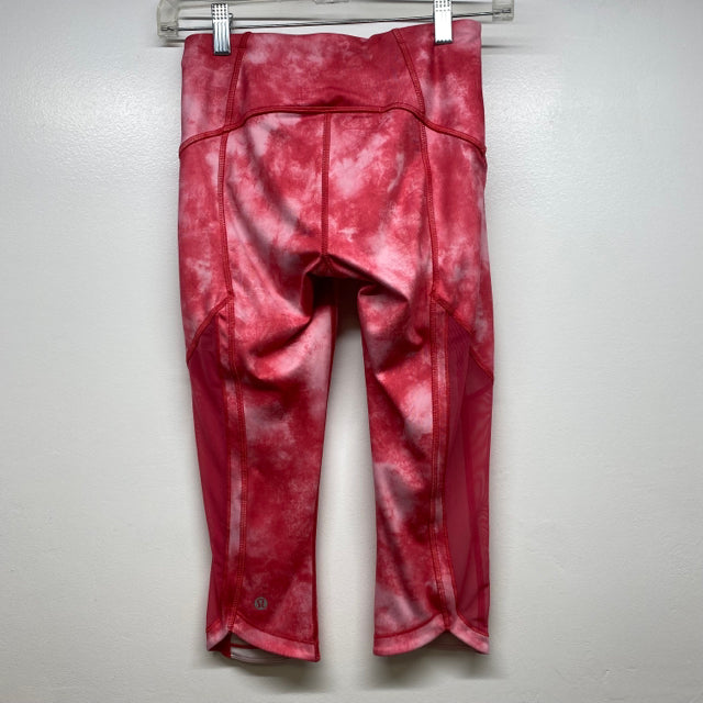 Lululemon Women's Size XS Pink Abstract Capri Activewear Pants – Treasures  Upscale Consignment