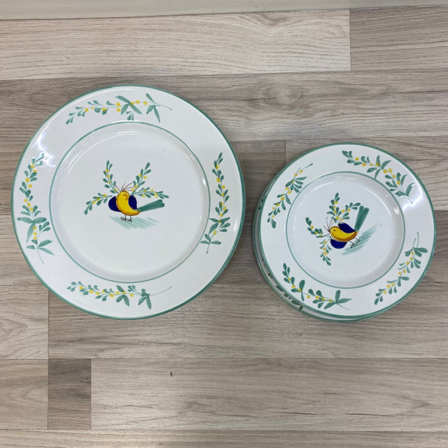 Lucca Art Stoneware White-Multicolor Dinnerware