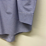 Soft Surroundings Size Xl Women's Blue-White Stripe Button Up Blouse