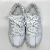 K.Swiss Size 6.5 Women's White Solid Lace Up Sneakers