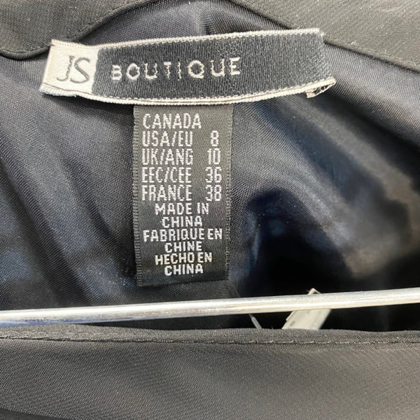 JS Boutique Size 8-M Women's Black Solid One Shoulder Dress – Treasures  Upscale Consignment