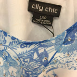 City Chic Size 2x Short Sleeve Top