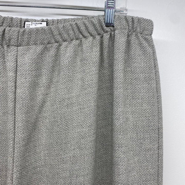 KGRII Women's Size 20 Gray Textured Pull On Pants