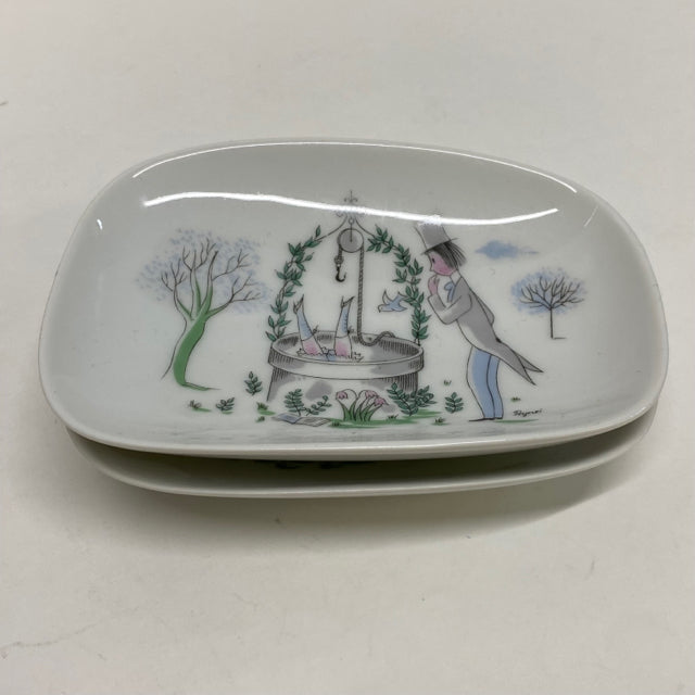 Rosenthal  Porcelain Man with women inside waterhole Dish