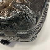 Michael Kors Black Patent Leather Solid Satchel Handbag