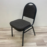 MGI Gray Metal Stack Chair