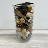 Nature's Inspirations Potpourri Vanilla Flower in a Glass Vase