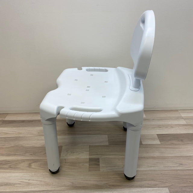 Carex White Shower Chair