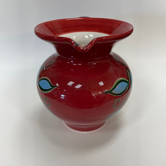 Southern Living at Home Red-Multi Ceramic Pitcher
