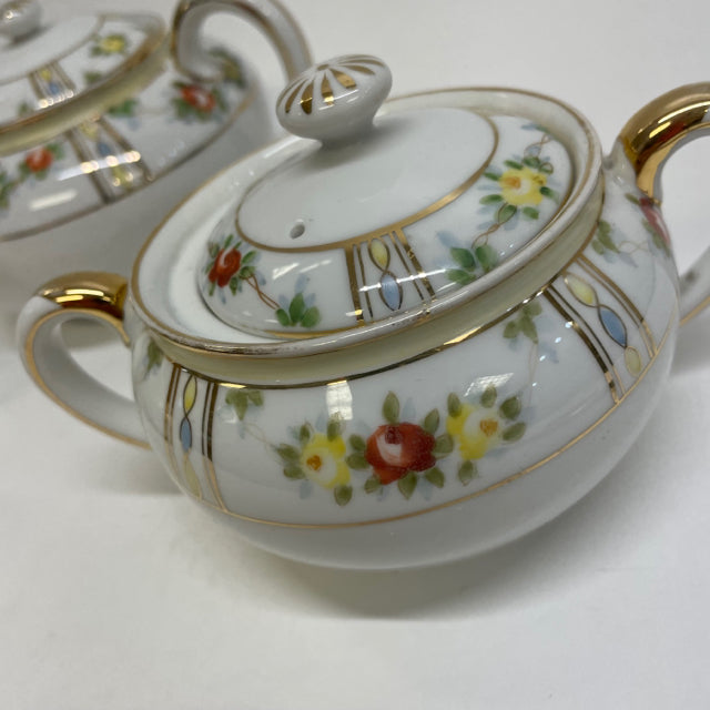 Nippon White-Multicolor Tea Set