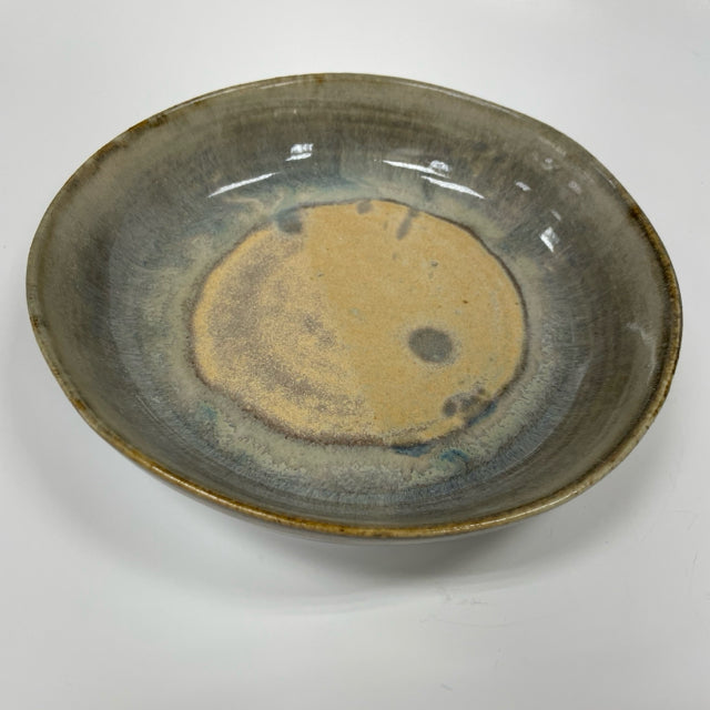 Hancock & Moore Beige-Blue Pottery Plate